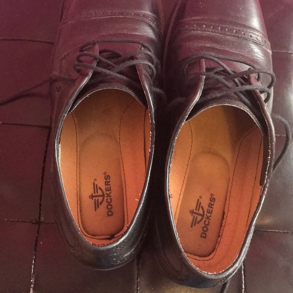 Men’s black Dockers size 10 dress shoes - Picture 2 of 4